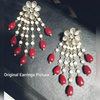 Kundan Earrings, Reflects Traditional Craftsmanship, for Women