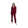 Night Suit, Elegant Design Includes White Piping, for Women