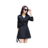 Coat, Style with Skin Trench & Fleece Elegance, for Women