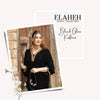 Kaftan, Black Moon Velvet & Luxe Elegance, for Women