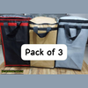 Storage Bags, Reduce Clutter in Your Home By Neatly Packing, Pack of 3