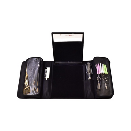 Premium Hairdressing Tool Bag with Mirror, Waterproof Material