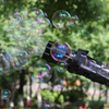 Bubble Machine, Battery-Operated Bubble Machine with Fan Mode, for Kids'