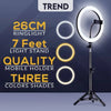 Selfie Ring Light with 7ft Tripod Stand & ENRG Flexible Tripod UFO Stand, for Vlogging