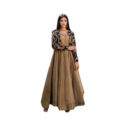 Maxi Suit, Velvet Koti & Elegant Silk Ensemble, for Women