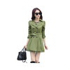 Coat, Style with Skin Trench & Fleece Elegance, for Women