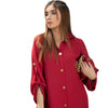 Suit, Rosee Red Long Cout Style 2-Piece Collection with Rinkal, for Women