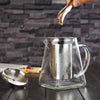 Glass Teapot, Premium Borosilicate with Stainless Steel Infuser - Quality Craftsmanship