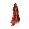 Unstitched Suit, Designer Ensemble with Heavy Embroidery & Net Dupatta, for Women