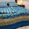 Comforter Set, Blue & Petal Bliss, 6-Piece