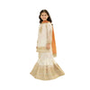 Unstitched Suit, Embroidered Chiffon & Net Suit Set, for 5-13 Years