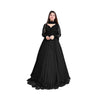 Maxi, Lacework Suit with Flare & Chiffon Dupatta, for Women