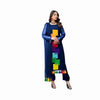 Unstitched Suit, Multi Thread Embroidered Shirt with Plain Trouser Dupatta, for Women