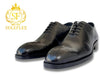 SF Royal Black Laceup With Holes & Timeless Elegance in Pure Cow Leather, for Men