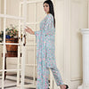 Unstitched Suit, 3-Piece Printed Lawn with Ocean Lovers Elegance, for Women