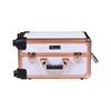 Rose Gold White LED Makeup Station, Vanity Features & Mobility