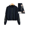 Jacket, Embroidery Comfortable & Soft Warm Fleece, for Women