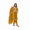 Embroidery Suit, Elegant Ensemble & 3Pcs Organza, for Various Occasions