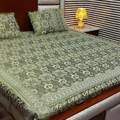 Bed Sheet, Experience the Luxury Of Quiltex Pure Cotton Multani