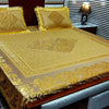 Bed Sheet, Luxurious Lace Plush Set by Amigo Home Textiles