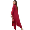 Suit, Rosee Red Long Cout Style 2-Piece Collection with Rinkal, for Women