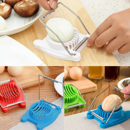 Egg Slicer & Mushroom Cutter, Effortless Precision Stainless