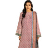 Ajrak-Print Ensemble, Cultural Elegance & Slub Khaddar Fabric, for Women