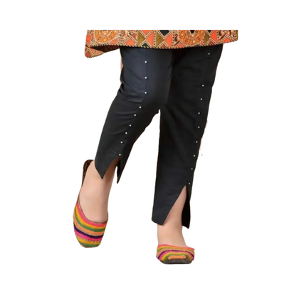 Trouser, Chic Comfort & Black Cotton Stitch, for Ladies