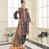 Unstitched Suit, Anthracite 3-Piece Printed Lawn & Timeless Elegance in Every Stitch